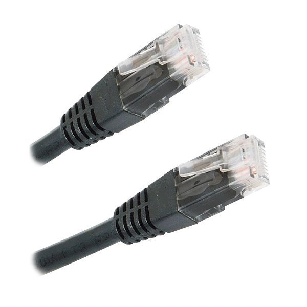 XtendLan Patch kabel Cat6 UTP 0,5m - černý