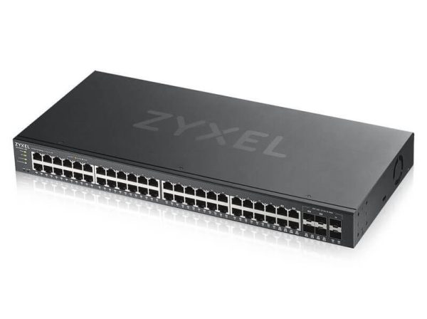 Zyxel GS1920-48v2 50-port Gigabit WebManaged Switch, 44x gigabit RJ45, 4x gigabit RJ45/SFP, 2x SFP