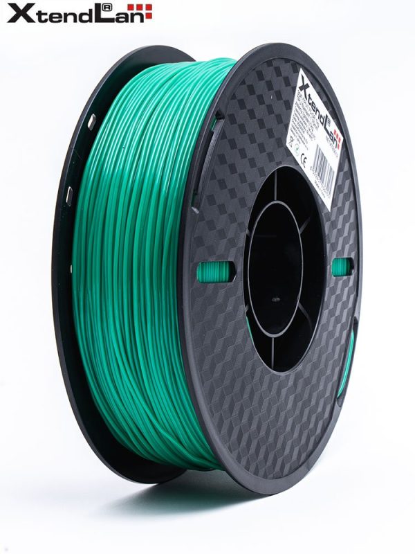 XtendLAN TPU filament 1,75mm průhledný zelený 1kg