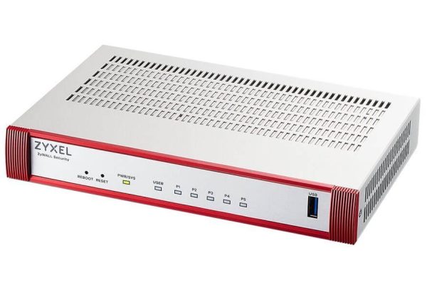 Zyxel USG FLEX 50 HP, 5 Gigabit user-definable ports, 1*1G PoE+, 1*USB with 1 YR Gold Security Pack