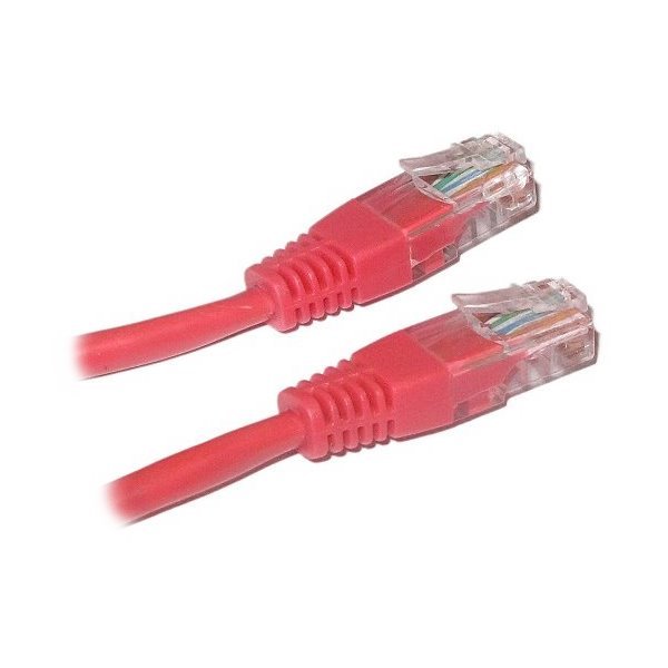 XtendLan Patch kabel Cat6 UTP 1m - červený