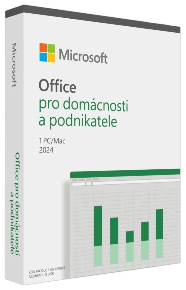 7 ks Microsoft Office pro domácnosti a podnikatele 2024 + CCS karta 1500 Kč