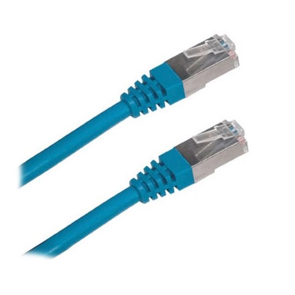 XtendLan Patch kabel Cat5e FTP 0,5m - modrý