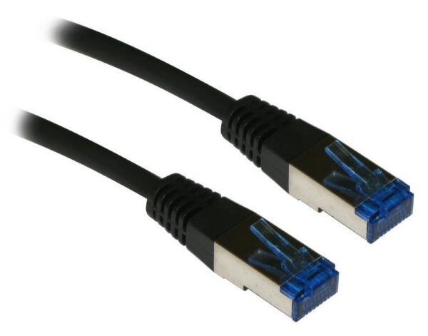 XtendLan Patch kabel Cat6A SFTP LSFRZH 0,25m - černý